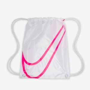 Nike Alphafly Racing Drawstring Gym Bag Pink White Brand New 🩷🤍